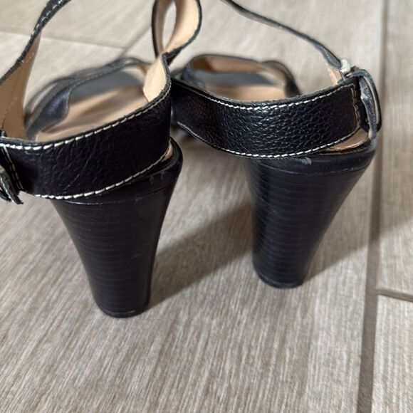 Karen Scott Women’s‎ Adriana Leather Strappy Sandals 9.5 Black - Picture 5 of 11